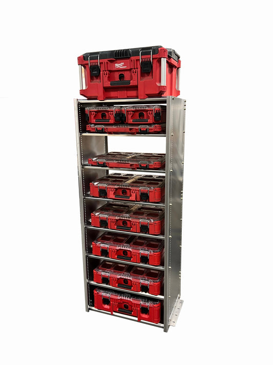 60" Van Rack, works with Milwaukee Packout.